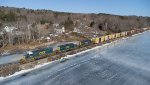 CSXT 8873 Leads L070 at Winthrop ME